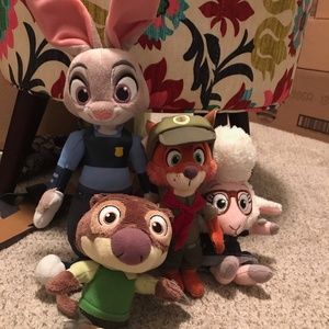 Disney's Zootopia Plush set